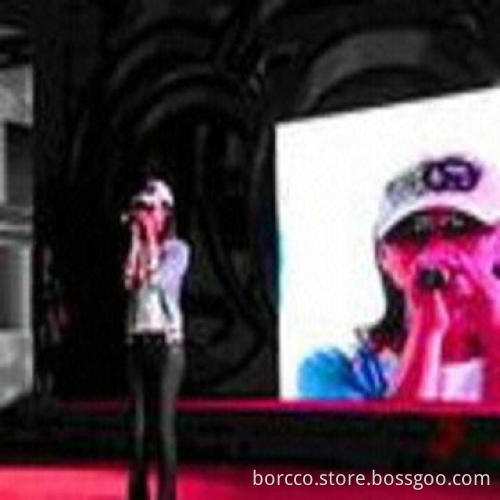 Full-color Outdoor Transparent Stage Background LED Curtain Display Screen
